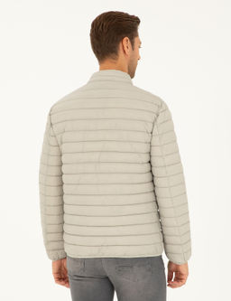 Bej Kapitone Spor Mont - Pierre cardin фото 5