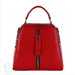 Рюкзак женский кожаный 99451 red Velina Fabbiano-Safenta/30 в Новосибирске