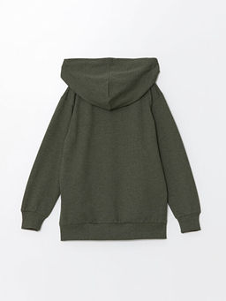 Kap??onlu Erkek ?ocuk Fermuarl? Sweatshirt - Waikiki фото 3