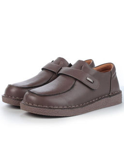 01-D7581-6 BROWN Ботинки демисезонные женские (натуральная кожа)