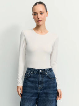 Базовое боди с длинным рукавом / Zarina