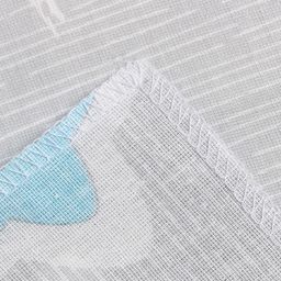 Пеленка Крошка Я Звёздочки цвет серый, 70х120 см, 100% хлопок  фото 4