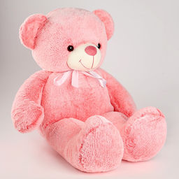 Мягкая игрушка «Медведь», с сердечком, 85 см, розовый МИКС