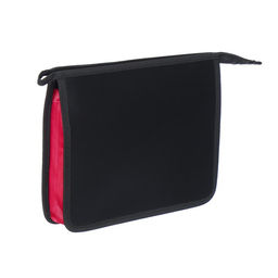 Папка пластиковая А5, 240 х 190 х 40 мм, молния сверху, Calligrata, Офис, фуксия  фото 2