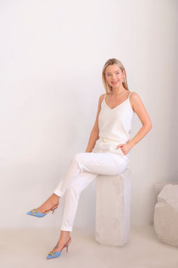 Martichelli Брюки классические белые  фото 7