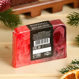 Мыло СПА - уход для бани и сауны «100% мужчина» угольное, Добропаровъ 80 г