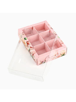 Цена за 5 шт. Коробка под 6 конфет с ячейками Самой чудесной, 10?14.5?3 см