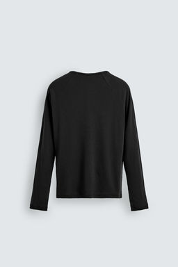 CAMISETA SLIM FIT LIGHTWEIGHT / Antracita oscuro - Zara фото 8