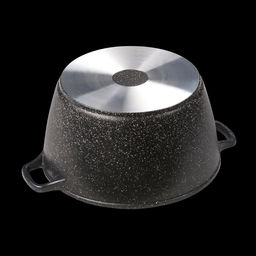 Кастрюля 7л. Гранит лит/руч. с кр. (п/у) к283аг