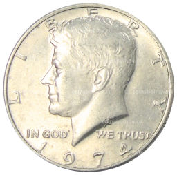 1/2 доллара (50 центов) 1974 года США