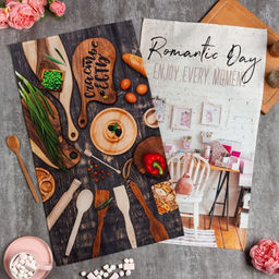 Набор полотенец Этель Счастье есть 40х73 см - 2 шт, 100% хлопок, саржа 190 г/м2