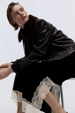 Falda con detalles de encaje - H&m фото 4