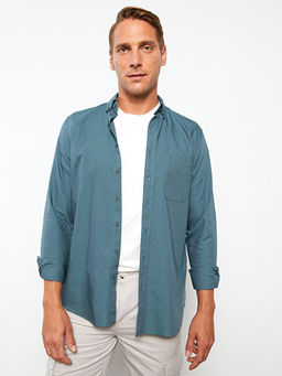 Regular Fit Uzun Kollu Oxford Erkek G?mlek