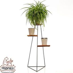 Подставка для цветов лофт 66-424 - Фабрика интерьерной ковки фото 2