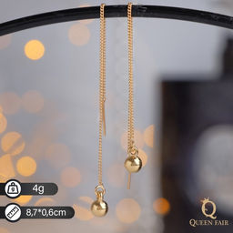 Серьги висячие Цепочки искра, цвет МИКС, 8,7см