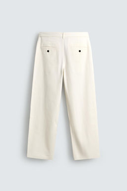PANTAL?N CHINO STRAIGHT FIT / Blanco - Zara фото 7
