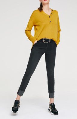 Пуловер, горчичный - Heine фото 3