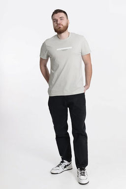 Футболка М122036Пе Серый - Елена фото 3