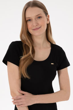 Kad_n Siyah _rme Elbise Sepette S_rpriz _ndirim - U.s. polo assn фото 2