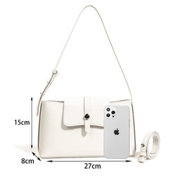 Женская сумка, кожа, MIRONPAN 521208 Молочный