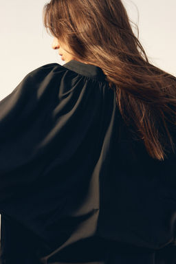 Vestido oversize con tiras de anudar - H&m фото 4