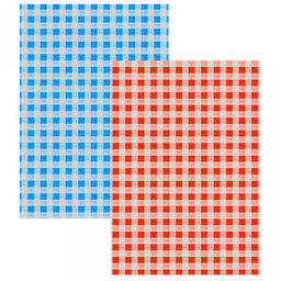 Полотенце вафельное 50х70см "Льняная геометрия", 156г/м2, хлопок 100%, набор 2шт, "Домашняя мода" (Россия)