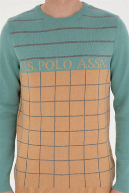 U. S. Polo Assn / Мужской песочный свитер - U.s. polo assn фото 6