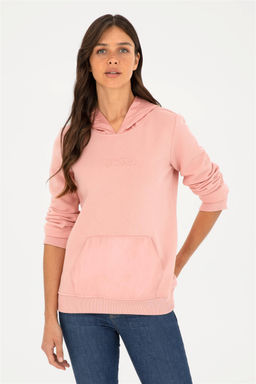 Женский пудровый свитшот