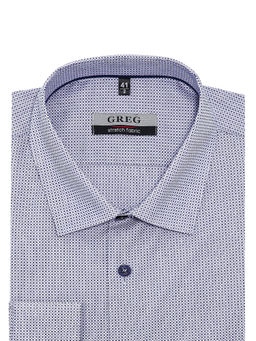 Сорочка мужская длинный рукав GREG 223/237/198/ZN/1p STRETCH фото 3