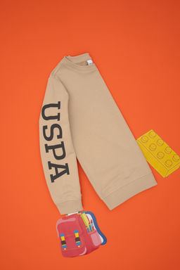 Базовый свитшот Sand для мальчиков Неожиданная скидка в корзине - U.s. polo assn фото 6