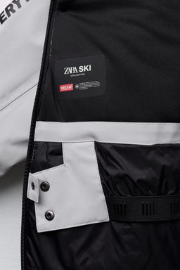 WATER-RESISTANT AND WINDPROOF KANGAROO JACKET RECCO® SYSTEM SKI COLLECTION - Zara фото 9