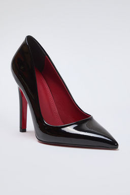 Trendyol Shoes Siyah Rugan Sivri Burun Kad?n Stiletto Ince Topuklu Ayakkab? TAKSS25TO00025 - Trendyolmilla фото 9