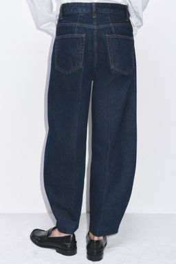 ZW COLLECTION BARREL HIGH-WAIST JEANS - Zara фото 19