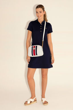 Женская белая сумка через плечо Неожиданная скидка в корзине