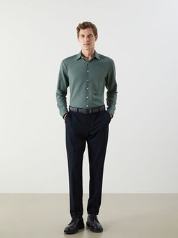 Slim Fit Uzun Kollu Oxford Erkek G?mlek