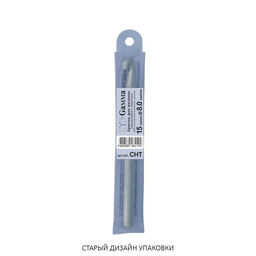 Для вязания Gamma CHT крючок алюминий d 8.0 мм 15 см в чехле с покрытием  фото 4