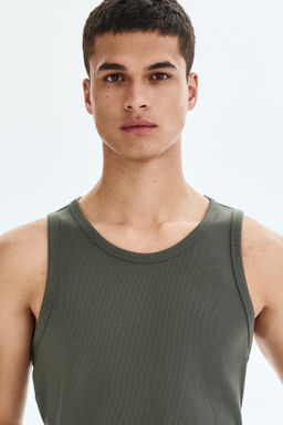 Camiseta sin mangas en canal? Slim Fit - H&m фото 8