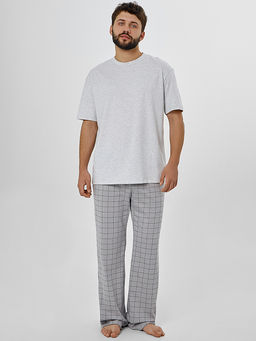 Комплект домашний мужской серый