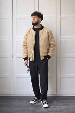 Бомбер мужской демисезонный HN-5 хаки - Yollochka фото 5