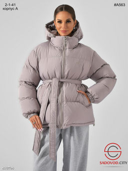 Зимняя дутая женская куртка с капюшоном - Bruno фото 6