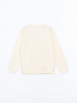 Bisiklet Yaka K?z ?ocuk Sweatshirt