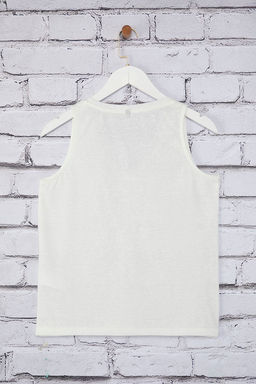 TRENDYOLMILLA Ekru Keten Gorunumlu Regular/Normal Kal?p Orme Atlet TWOSS25AL00037  фото 6