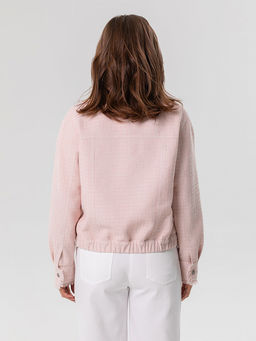 Жакет бомбер с декоративной бахромой - Stilla фото 4