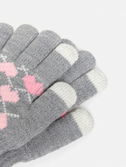 ACOOLA / Перчатки детские Gladys серый меланж  фото 3