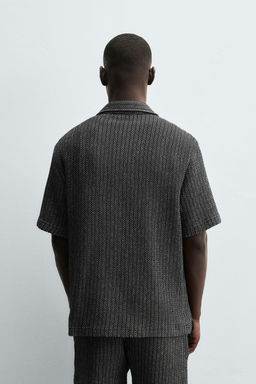 TEXTURED JACQUARD SHIRT - Zara фото 3
