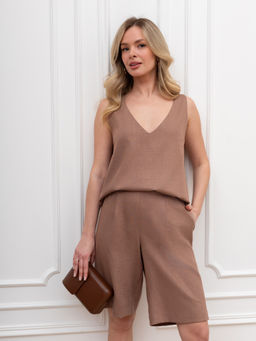 Блузка (топ) Сибелла-4 из вискозы со льном - Виотекс фото 15