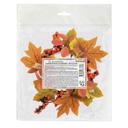 Blumentag WDM-09 Мини-венок осенний с ягодами 11.5 см 3 х 1 шт. 01  фото 3