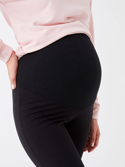 Kar?n Panelli Beli Lastikli D?z Hamile Tayt