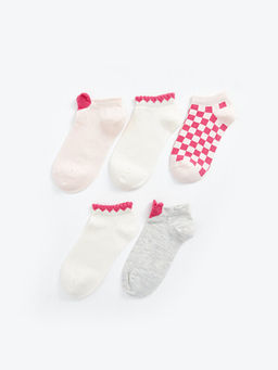 K?z ?ocuk Patik ?orap 5li