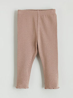 Beli Lastikli Bask?l? K?z Bebek Tayt 2li